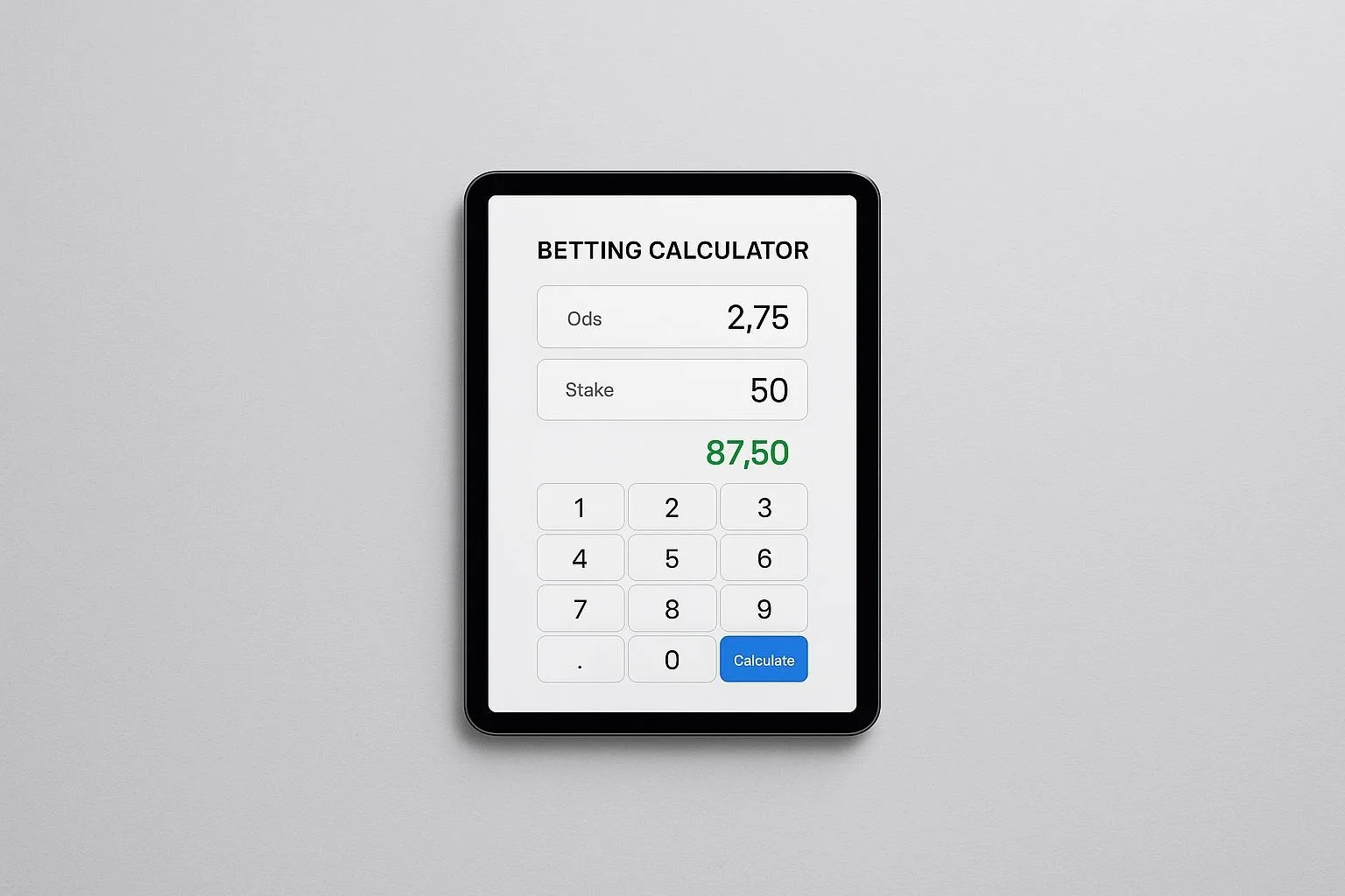 football accumulator betting odds on betting slip