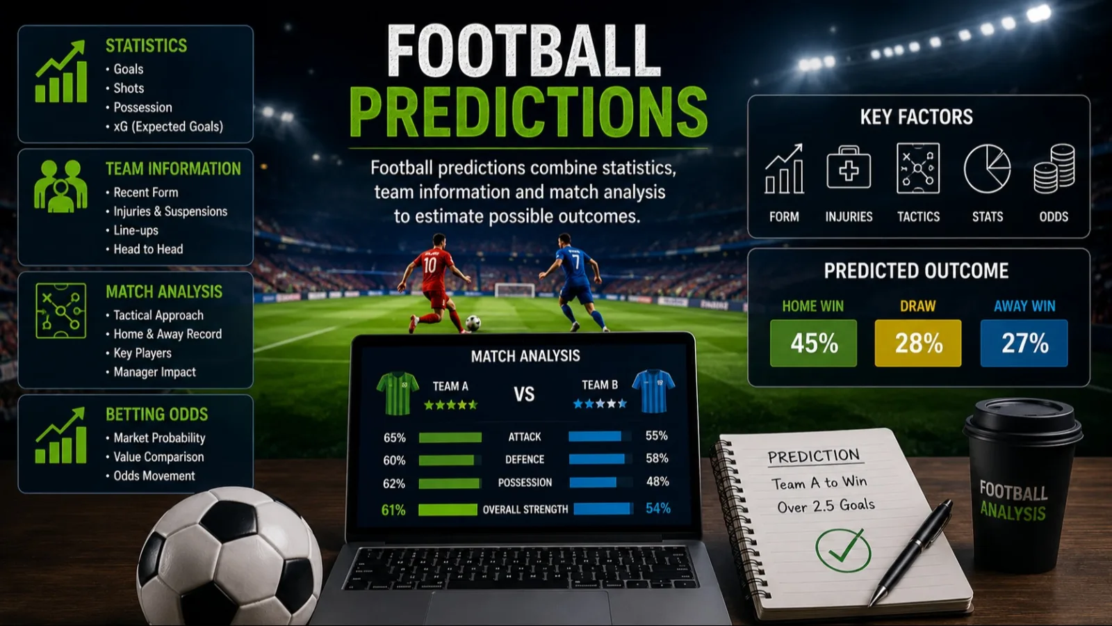 how football predictions are made using match analysis