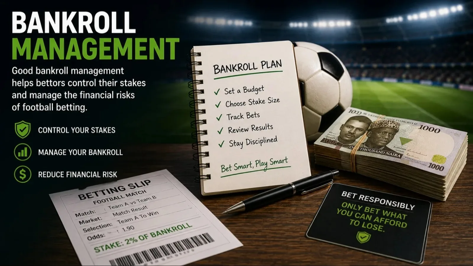 Bankroll Management: How Much Should You Bet on Football?